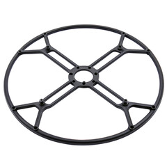 Drone propeller guard isolated on a transparent background, providing safety during flight while protecting against damage from rotating blades in aerial photography