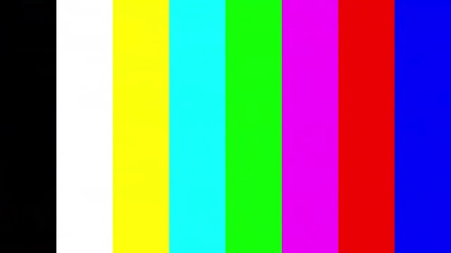 Bandes color&eacute;es huit couleurs avec effet de t&eacute;l&eacute;viseur d&eacute;fectueux