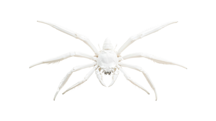 White Japanese Spider Crab, Isolated on Transparent Background