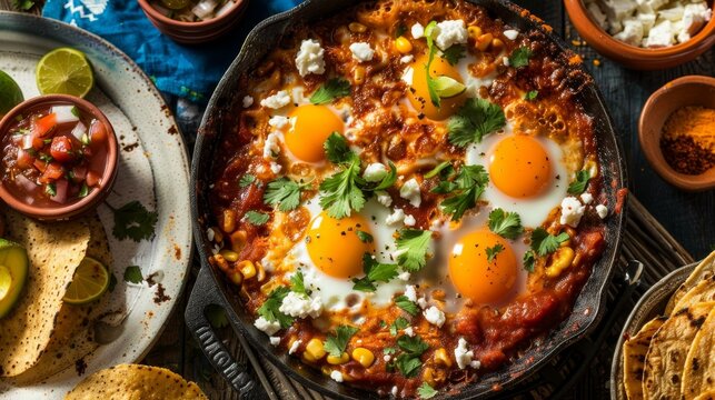Kick off your day with flavorful huevos rancheros, a spicy twist on a classic breakfast that energizes you