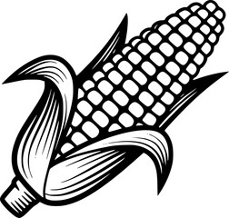 Obraz premium Corn Design Illustration vector eps format , suitable for your design needs, logo, illustration, animation, etc. 