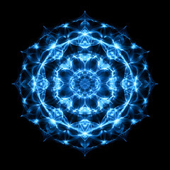 High definition fractal creative symmetrical pattern