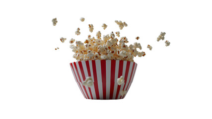Popcorn Explosion Buttery Goodness in a Classic Striped Bucket