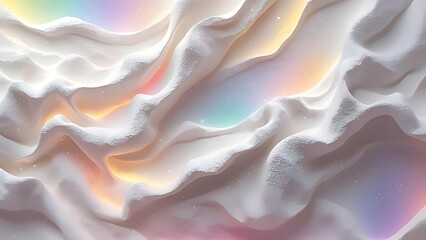 Ethereal Ivory Dust Background Glow