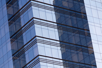 Modern office building against the backdrop of the sky