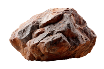 Rugged Rock Formation: A textured close-up reveals a solid, weathered rock, its surface marked by natural erosion. Its natural beauty captures a sense of strength, time, and raw power.