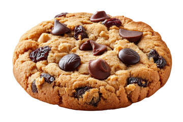 Chocolate Chip Cookie: A close-up image of a freshly baked chocolate chip cookie with its crispy edges, delicious chocolate chips, and delectable textures, evoking a sense of warmth and comfort.
