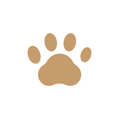 猫の足跡のイラスト　アイコン