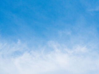 5月の山から見た青空と雲12