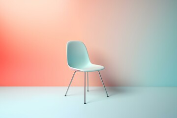 green chair in the room