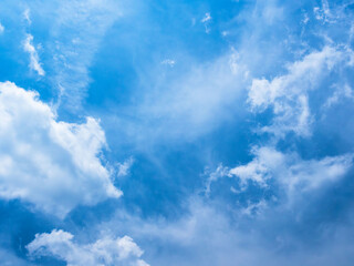 5月の午後　印象的な青空と雲16