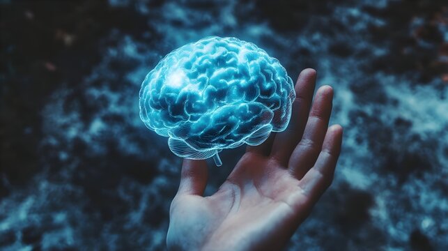Interaction Between Hand and Digital Brain in a Futuristic Setting