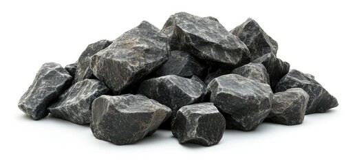 Pile of Gray Rocks