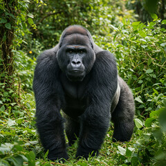 Naklejka premium Gorilla