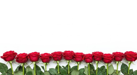 red tulips on white background- floral flame 