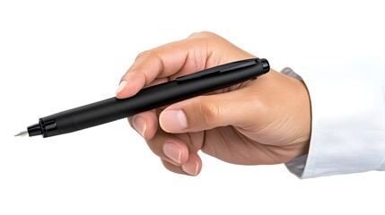 Hand Holding Large Electronic Pen for Digital Art Illustration