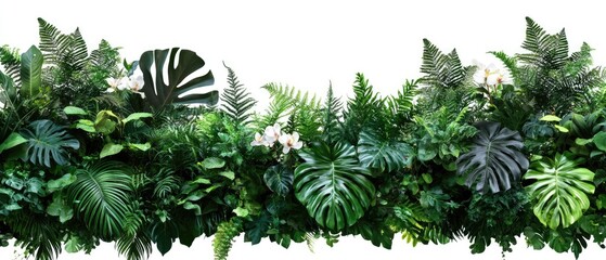 Lush green foliage arrangement