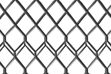 Naklejka premium Metal mesh fence pattern