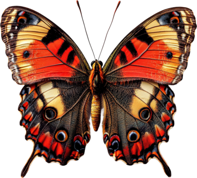 Stunning Close-up of a Colorful Butterfly