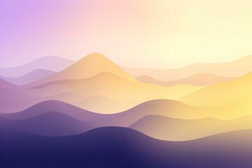 Obraz premium sunset in mountains