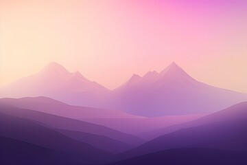 Fototapeta premium sunset in mountains