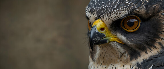 Obraz premium Peregrine Falcon Detail