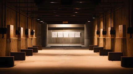 Train Like Olympians In Shooting Ranges Equipped With Precision Target Holders For Professional Marksmanship Development