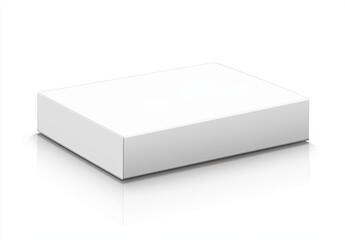 Naklejka premium Blank white box
