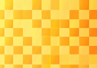 Gradient checkerboard pattern in orange-yellow