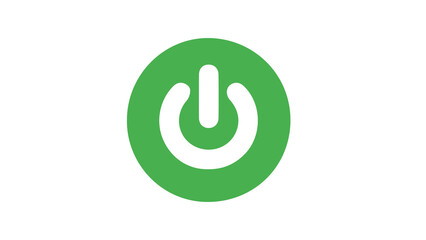 green power button