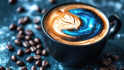 Cosmic latte art (1)