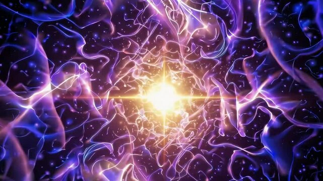 Spinning vortex of vibrant colors in a psychedelic abstract animation.