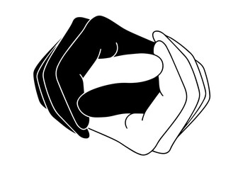 Black and White Hands Interlocked in Unity – Racial Equality, Diversity, Solidarity, Inclusion, Peace, Mutual Respect, Anti-Racism, Human Rights, and Social Harmony Concept


