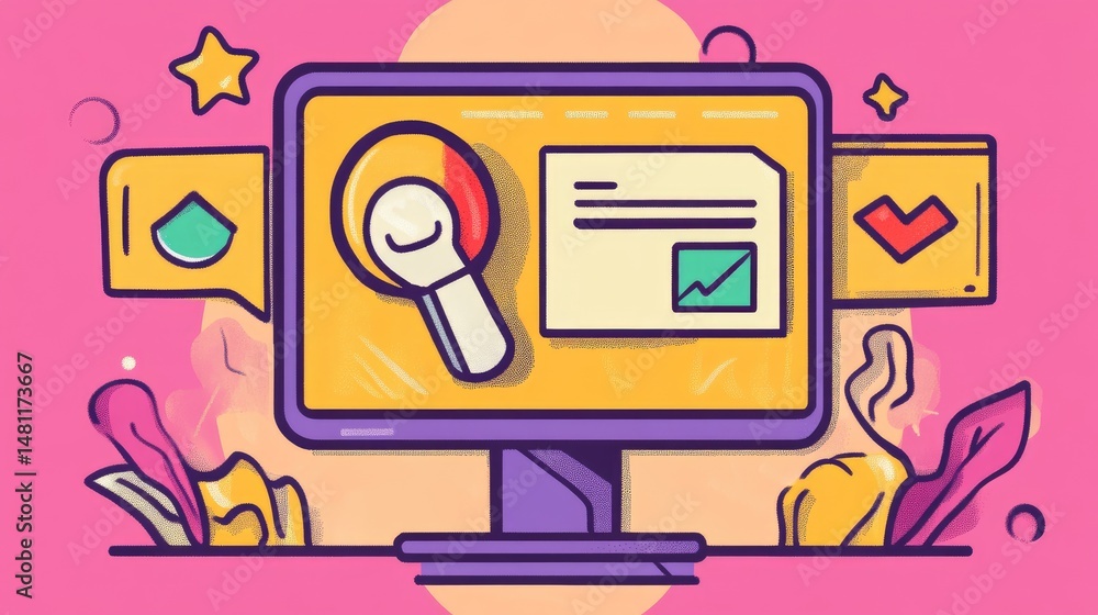 Poster computer screen showing sitemap submission page in search console with status indicators