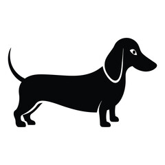 Deer Head Black Silhouette Vector Illustration