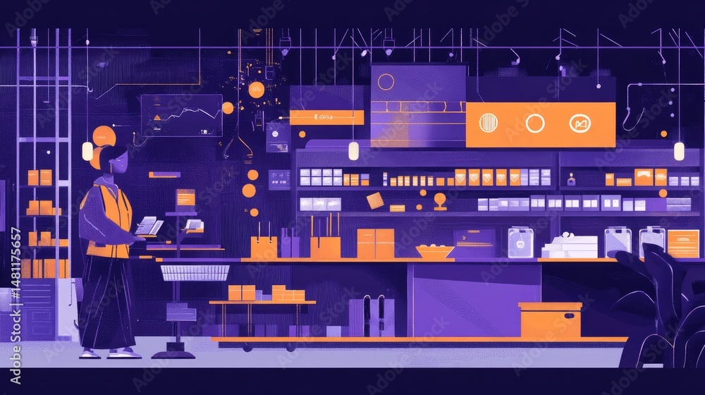 Aufkleber data visualization showing customer segmentation based on purchase behavior and demographics