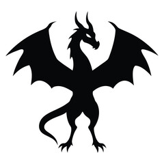 Duck Waddling Forward Vector Silhouette