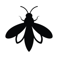 Fox Standing Alert Vector Silhouette