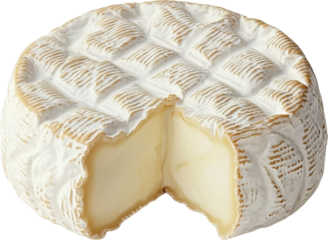 A Round Wheel of Creamy Camembert Cheese