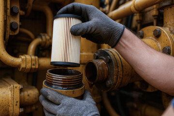 Oil filter replacement is crucial maintenance service in gas and oil industry ensuring equipment runs smoothly and efficiently