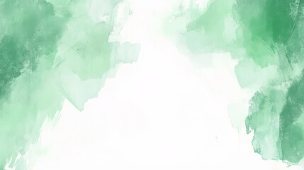Obraz premium Delicate Green Watercolor Background