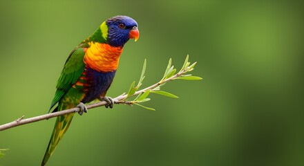 rainbow lorikeet on a tree