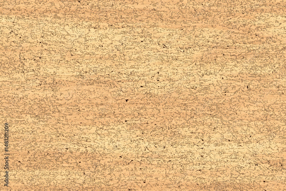 Poster seamless textured background resembling natural cork, featuring a warm beige color with subtle varia