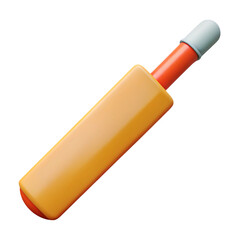 Cartoon Style 3D Render of a Cricket Bat