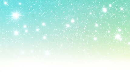 Pastel Sky with Sparkling Stars Background