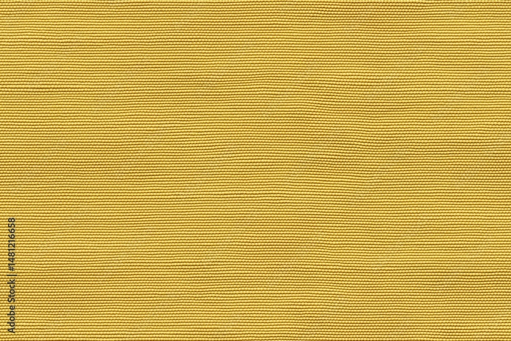 Poster seamless texture of yellow nomex fabric with a fine, woven pattern. the material appears smooth and 