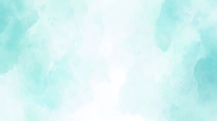 Delicate Light Blue Watercolor Background