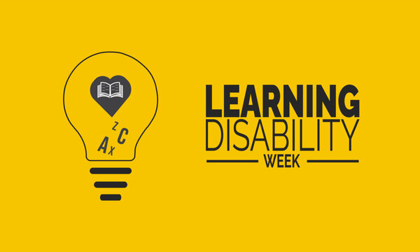Learning Disability Week. Awareness Poster, Disability Banner, Educational Card, Social Media Post & Background Design Inspiration Vector Illustration