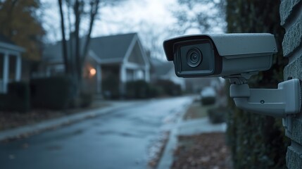 Outdoor Closed-Circuit Camera overlooking driveway