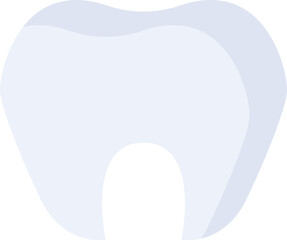 colorful tooth illustration, healthcare icon design